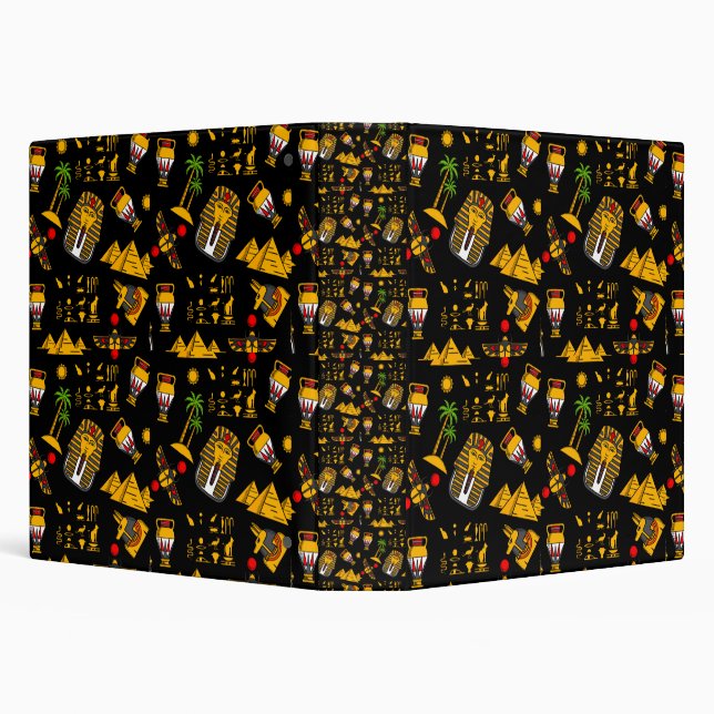 Ancient  Egyptian Hieroglyphic Pattern Background  Binder (Background)
