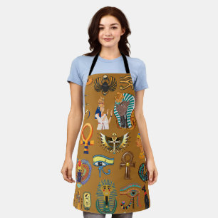 Ancient Egyptian Hieroglyphic -Pattern Hieroglyphi Apron