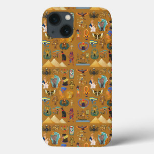 Ancient Egyptian Hieroglyphic -Pattern Hieroglyphi iPhone 13 Case
