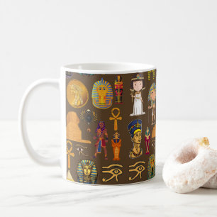 Ancient Egyptian Hieroglyphic -Pattern Symbol Coffee Mug