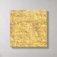 Ancient Egyptian hieroglyphics Gold