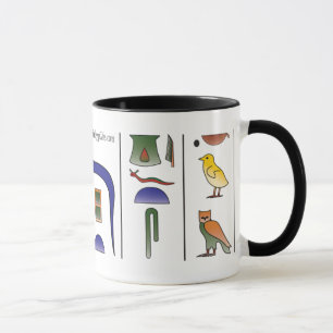 Ancient Egyptian Hieroglyphics Mug