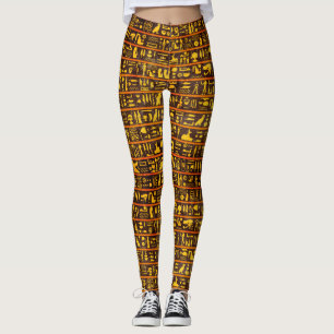Ancient Egyptian Hieroglyphs Leggings