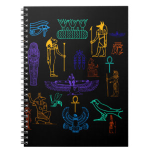 Ancient Egyptian Hieroglyphs & Symbols Notebook