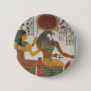 Ancient Egyptian Horus 2 Inch Round Button