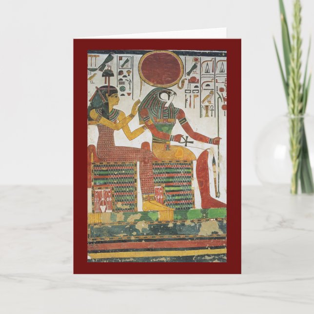Ancient Egyptian Horus Card (Front)