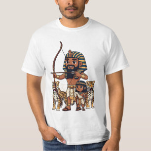 Ancient Egyptian Hunt with Leopards T-Shirt