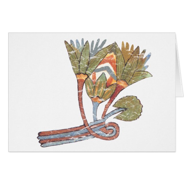 Ancient Egyptian Lotus Flower (Front Horizontal)