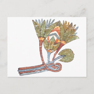Ancient Egyptian Lotus Flower Postcard