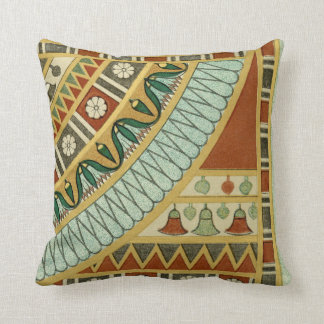 Ancient Egyptian Pattern Throw Pillow