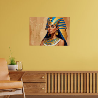 Ancient Egyptian Pharaoh Art – Timeless Pharaonic  Poster