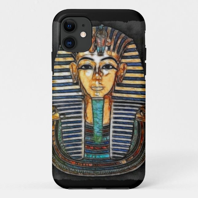 Ancient Egyptian Pharaoh Tutankhamun Phone Case (Back)