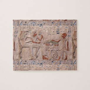 Ancient Egyptian Pyramid Hieroglyphs Jigsaw Puzzle