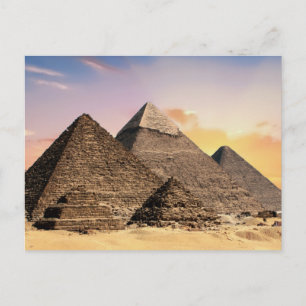 Ancient Egyptian Pyramids Postcard