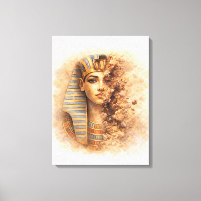 Ancient Egyptian Queen Portrait Art Print (Front)