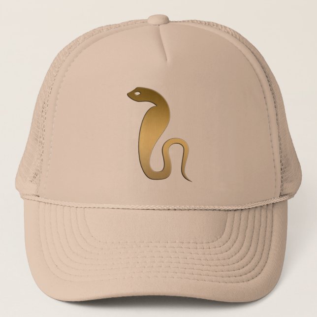 Ancient Egyptian snake – goddess Renenutet Trucker Hat (Front)