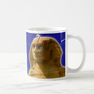 Ancient Egyptian Sphinx at Giza Art Design Coffee Mug