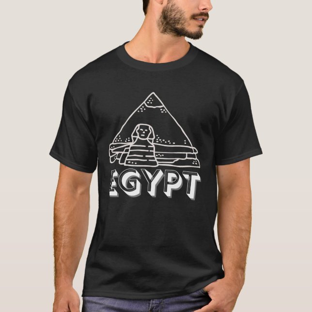 Ancient Egyptian sphinx T Shirt (Front)