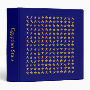 Ancient Egyptian Stars (1.5in) Binder