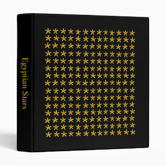 Ancient Egyptian Stars (1in) - Black Binder