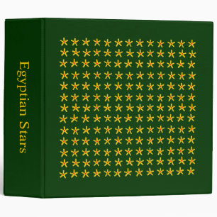 Ancient Egyptian Stars (2in) - Dark Green Binder