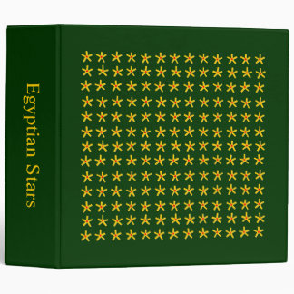 Ancient Egyptian Stars (2in) - Dark Green Binder