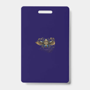 Ancient Egyptian Steampunk Mechanical Scarab Beetl Badge