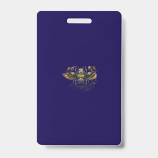 Ancient Egyptian Steampunk Mechanical Scarab Beetl Badge