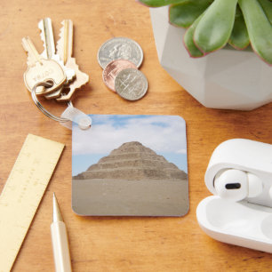 Ancient Egyptian Step Pyramid of Djoser Saqqara  Keychain