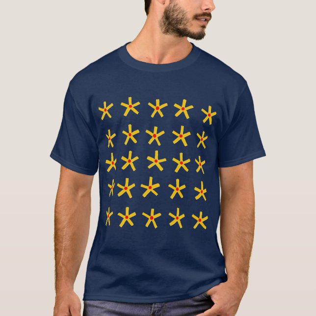 Ancient Egyptian Style Stars T-Shirt (Front)