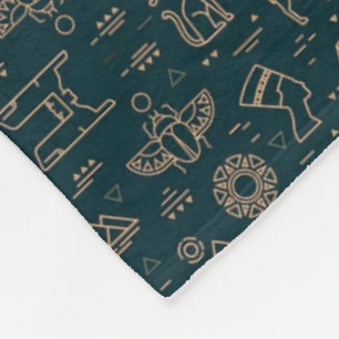 Ancient Egyptian Symbols Blanket