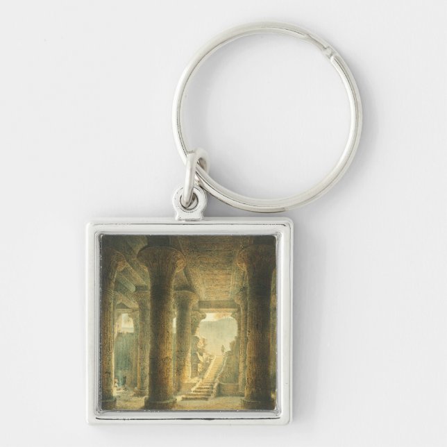 Ancient Egyptian Temple of Esna  Keychain (Front)