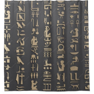 Ancient Egyptian Temple Scribe Hieroglyphics Showe
