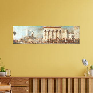 Ancient Egyptian Temple Wall Art – Historic Civili