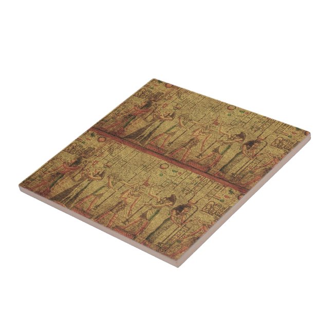 Ancient Egyptian Temple Wall Art Tile (Side)