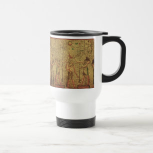 Ancient Egyptian Temple Wall Art Travel Mug