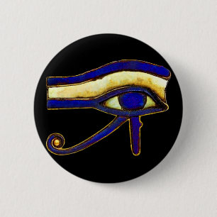 Ancient Egyptian The Eye of Horus 2 Inch Round Button