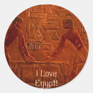 Ancient Egyptian Workers on Stickers