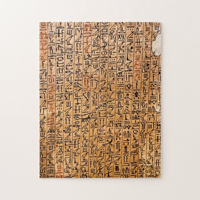 Ancient Egyptian Writing Jigsaw Puzzle (Vertical)