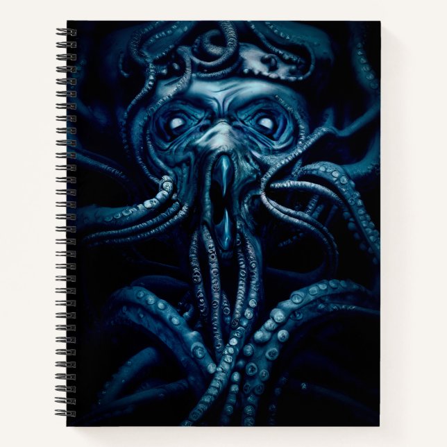 Ancient Eldtich Horror: Deep Ocean Kraken Notebook (Front)