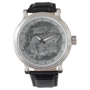 Ancient Emblem -Ancient  Astronomer Wrist Watch