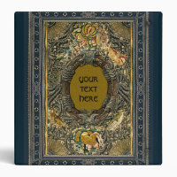 Ancient Embroidered Book Cover Monogram