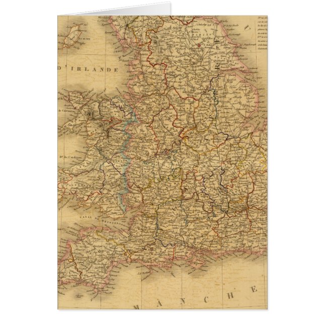 Ancient English Map (Front)