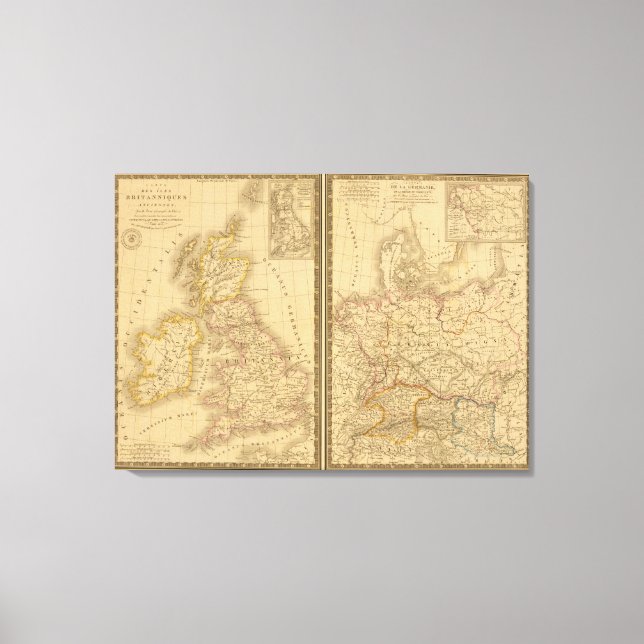 Ancient Europe 2 Canvas Print (Front)