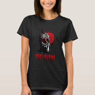 Ancient Female Japanese Samurai Katana Ronin Asian T-Shirt