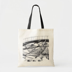 Ancient footbridge pencilart tote bag
