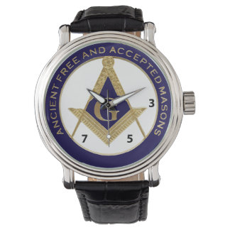 Ancient Free and Accepted Mason watch