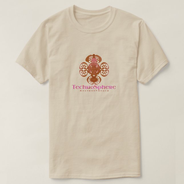 Ancient Future Artifact/ v005 orange T-Shirt (Design Front)