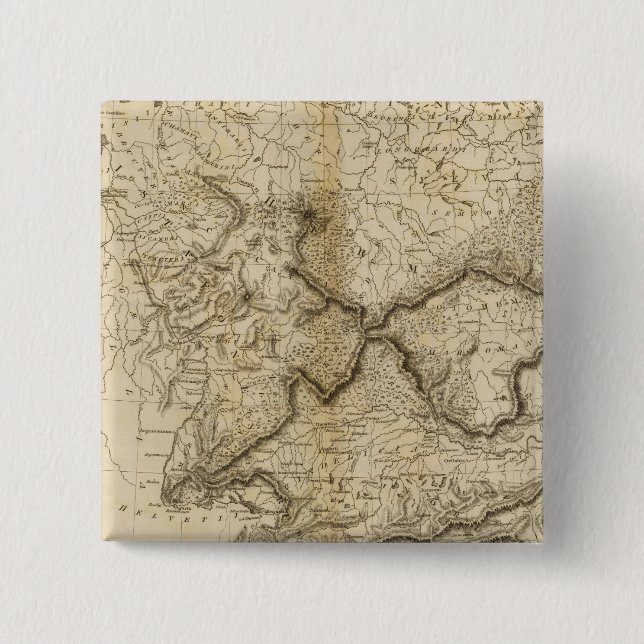 Ancient Germany 2 Inch Square Button (Front)