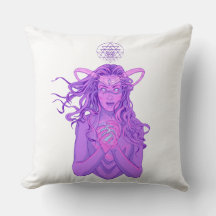 Ancient goddess of dimensions purple art